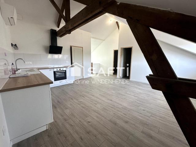 Appartement 1 pièce, 58 m² à louer à Montcornet 02340