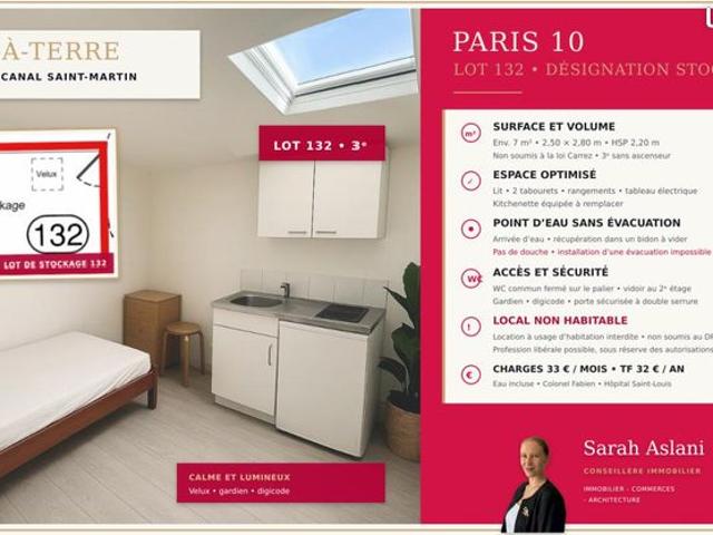 Appartement 1 pièce 7 m²