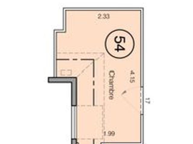Appartement 1 pièce 9 m²