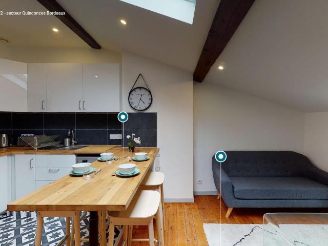 Appartement 1 pièce, 9 m² à louer à Bordeaux 33000