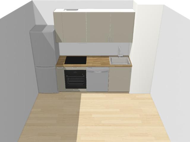 Appartement 1er étage 43,96 m2 2 pièces Non meublé