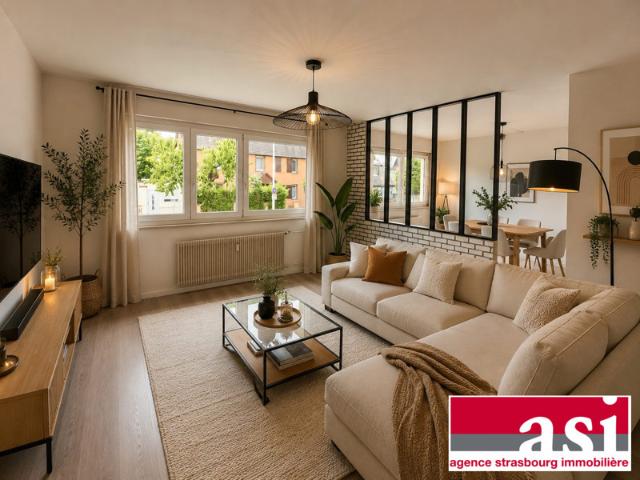 Appartement 2/3P 67.21 m² avec Loggia Cave Neudorf