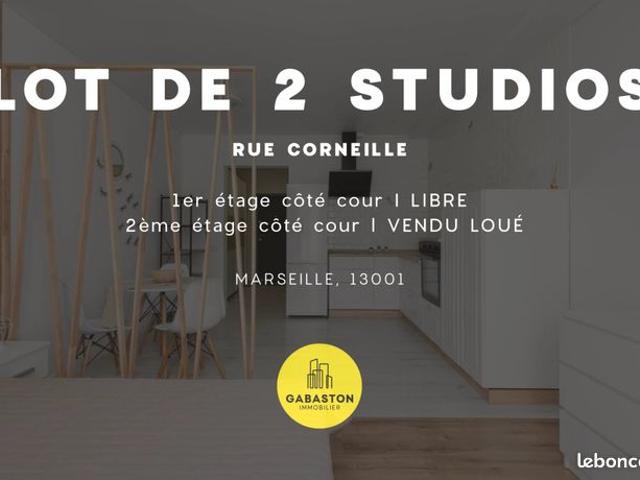 Appartement 20 m² Marseille 1er