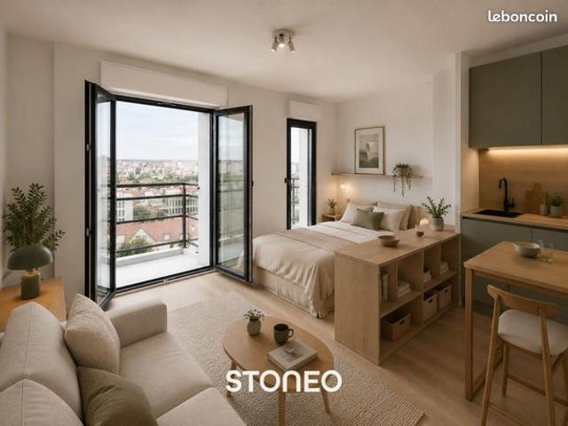 Appartement 26 m² Gentilly