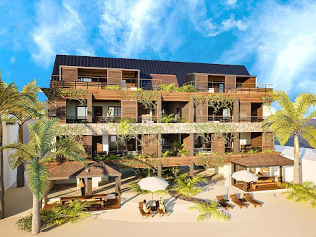 Appartement contemporain avec terrasse en bord de mer