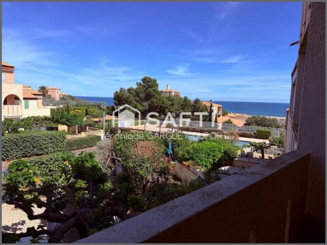 Appartement 28 m² – Vue mer – Parking, Piscine, Tennis