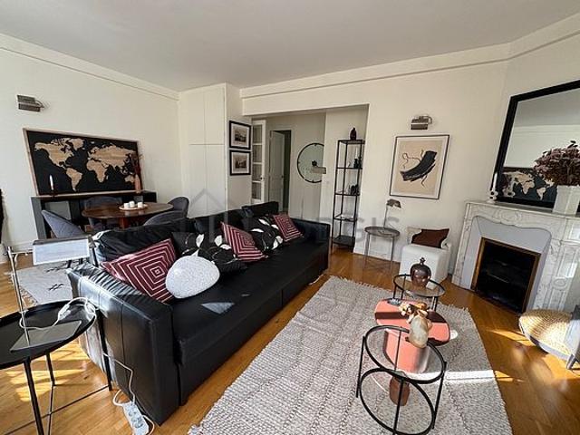 Appartement 2 chambres meublé avec ascenseur, concierge et local à vélos Auteuil Paris 16°
