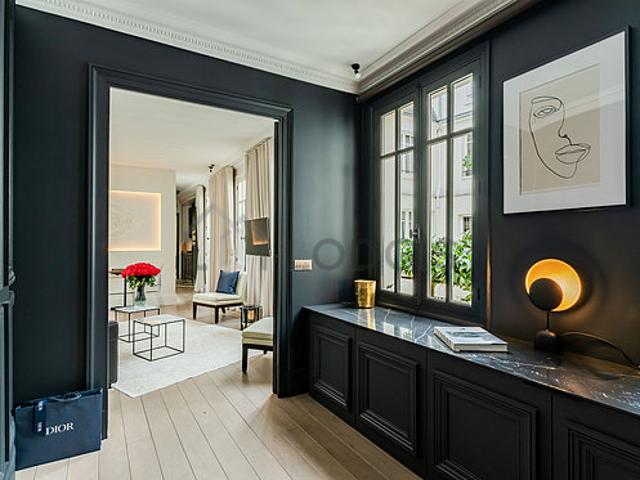 Appartement 2 chambres meublé avec ascenseur et concierge Louvre Paris 1°