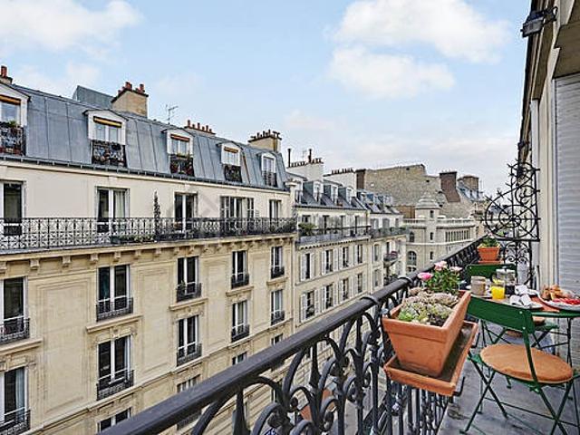 Appartement 2 chambres meublé avec terrasse et ascenseur Place des Vosges Paris 4°