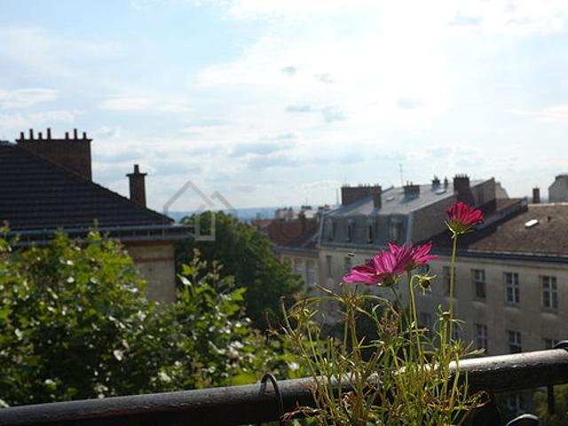 Appartement 2 chambres meublé avec terrasse et piano Gambetta Paris 20°
