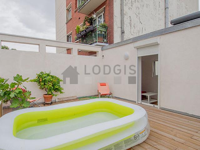 Appartement 2 chambres meublé avec terrasse Père Lachaise Paris 20°