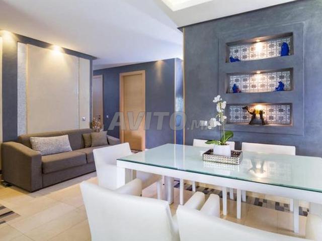 Appartement 2 Chambres avec Jardin Proche Gueliz