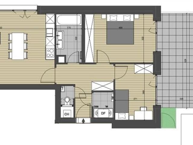 Appartement 2 chambres avec terrasse et jardin