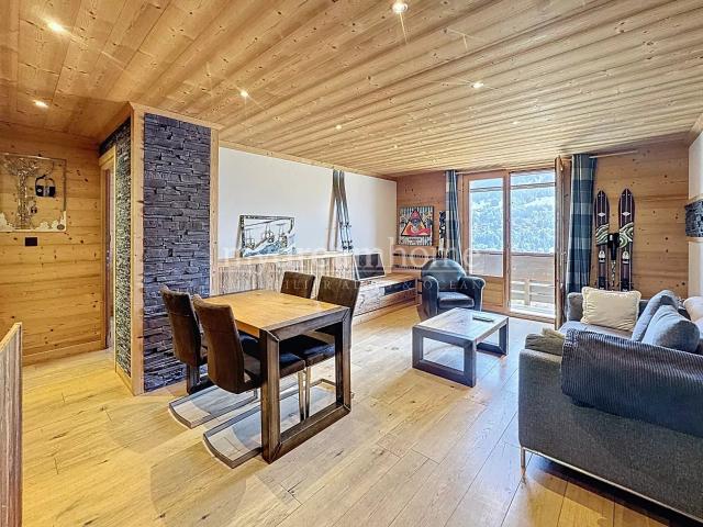 Appartement 2 chambres vue Mont Blanc Megève Villaret 74120
