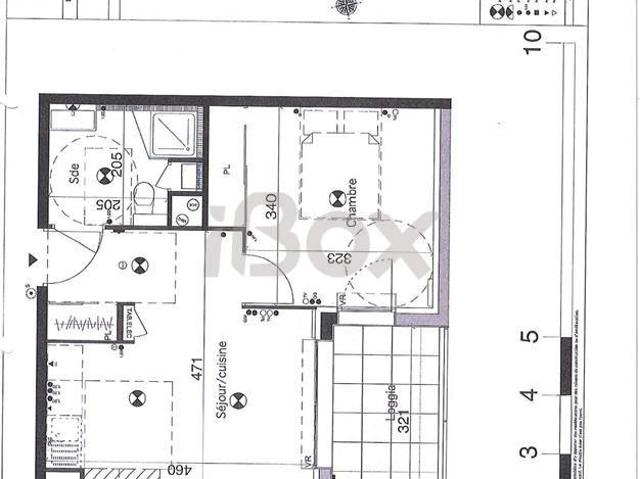 Appartement 2 pièce s 1 chambre s 36.54 m²