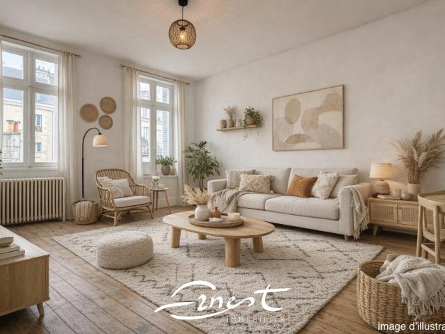 Appartement 2 pièce s 1 chambre s 46 m²