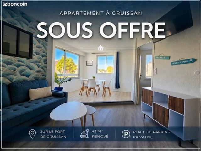 Appartement 2 pièces 43 m²
