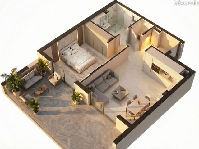 Appartement 2 pièces 43 m²