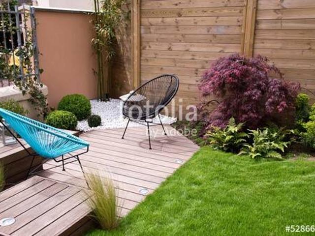 Appartement 2 pièces 40 m² avec jardin de 27m² et place de par