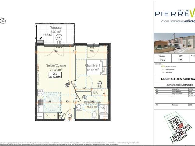Appartement 2 pièces, 40 m² à louer à Cogolin 83310