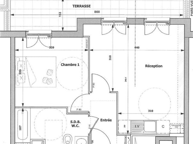 Appartement 2 pièces, 40 m² à louer à Drancy 93700
