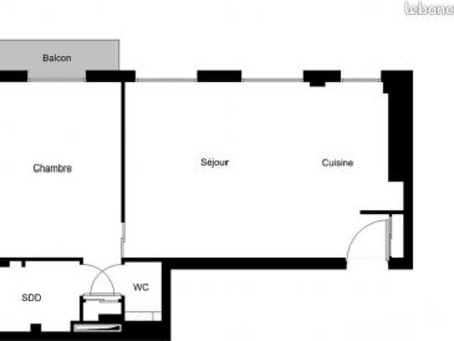Appartement 2 pièces 40 m²