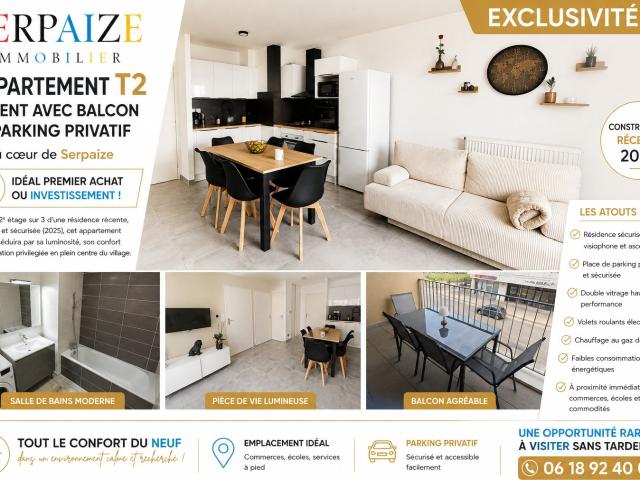 Appartement 2 pièces 40 m²