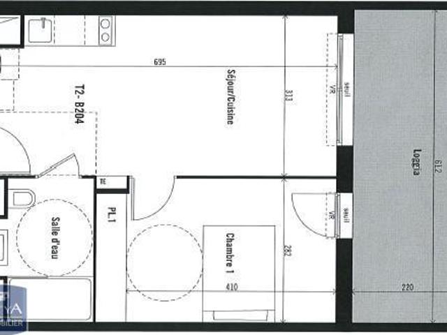 Appartement 2 pièces 40 m²