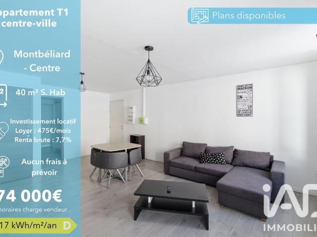 Appartement 2 pièces 40 m²