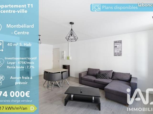 Appartement 2 pièces 40 m²