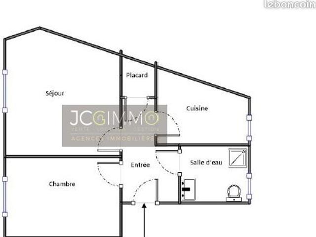 Appartement 2 pièces 40 m²