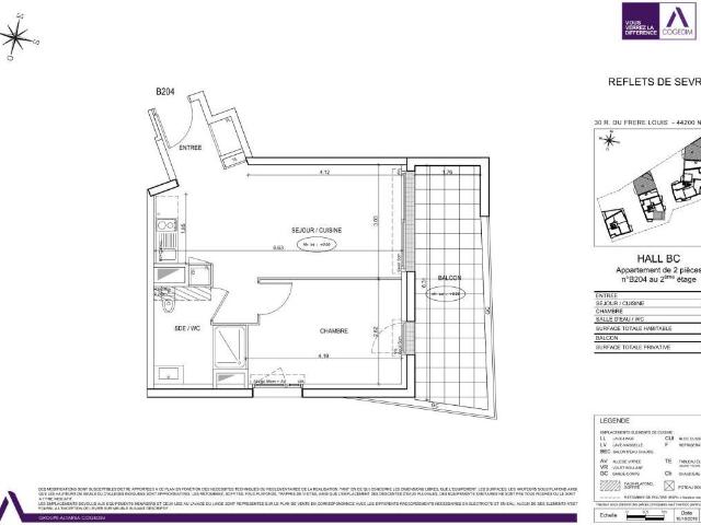 Appartement 2 pièces 40 m²