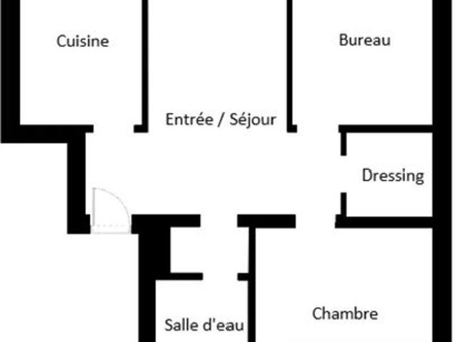 Appartement 2 pièces 41 m²
