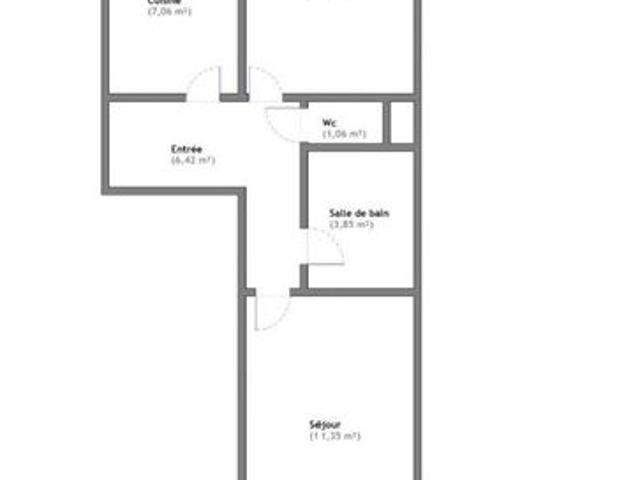 Appartement 2 pièces 41 m²