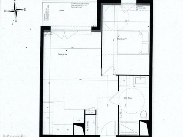 Appartement 2 pièces 41 m²
