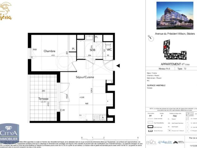Appartement 2 pièces 41 m²