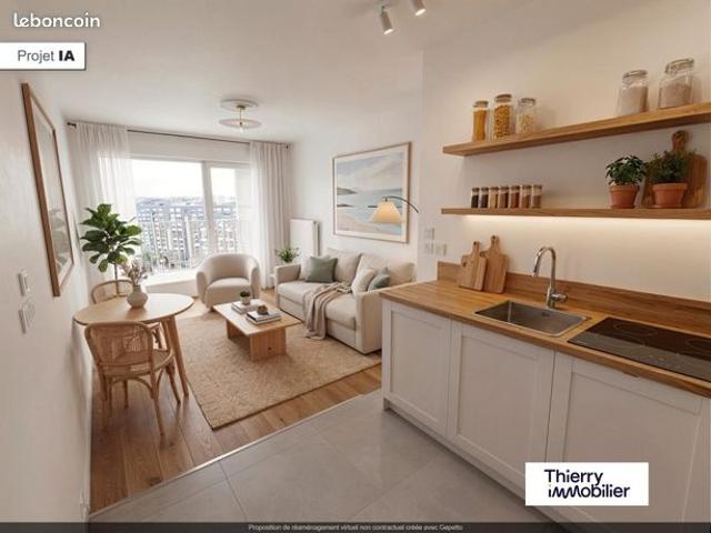 Appartement 2 pièces 41 m²