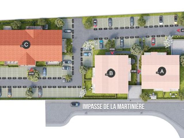Appartement 2 pièces 41 m²