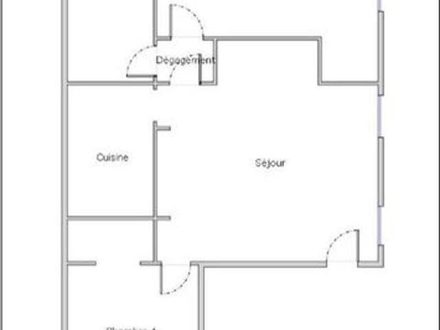 Appartement 2 pièces 41 m²