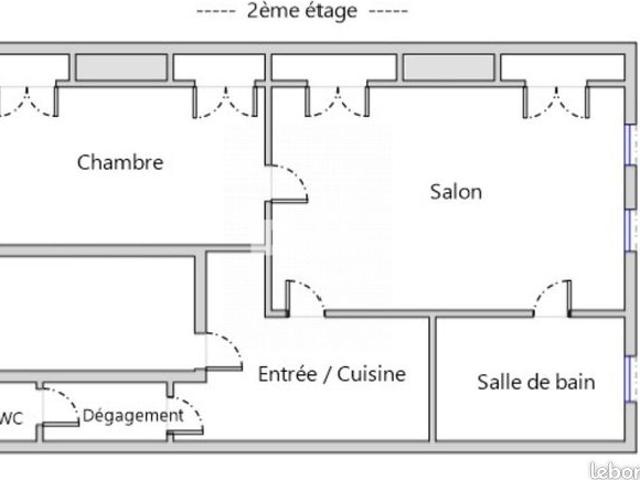 Appartement 2 pièces 42 m²