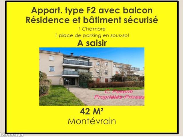 Appartement 2 pièces 42 m²