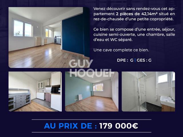 Appartement 2 pièces 42 m²