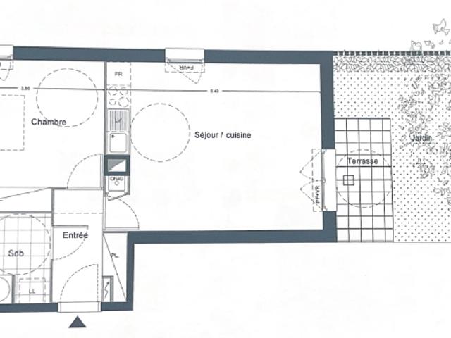 Appartement 2 pièces, 47 m² à louer à Égly 91520