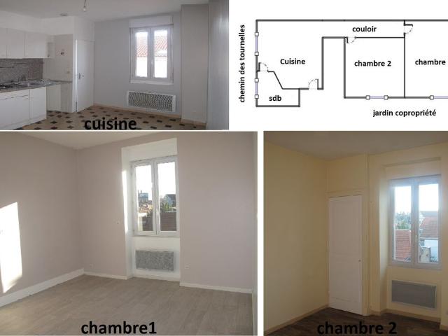 Appartement 2 pièces, 47 m² à louer à Grenoble 38000