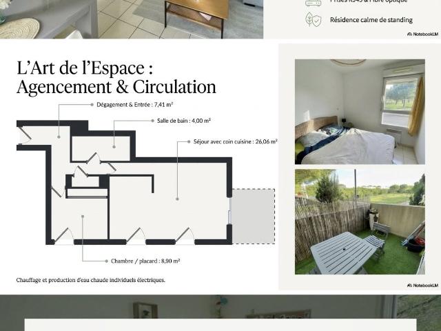 Appartement 2 pièces 47 m²