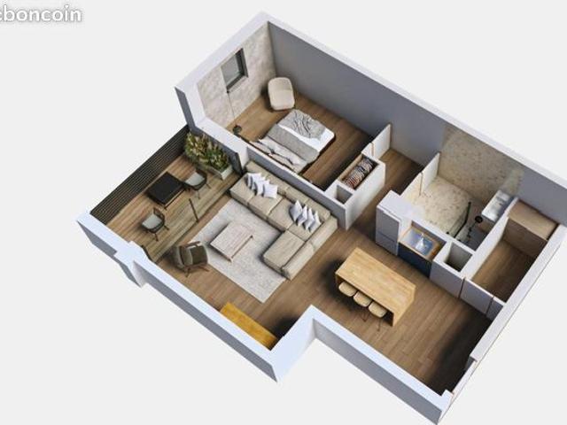 Appartement 2 pièces 47 m²