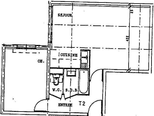 Appartement 2 pièces 44000 Nantes Dalby Réf: 12213