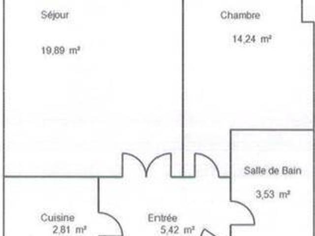 Appartement 2 pièces 44000 Nantes Réf: 11930