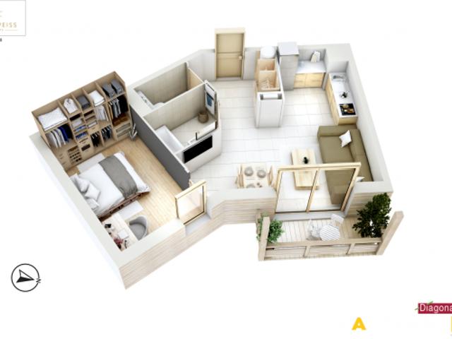 Appartement 2 pièces 44,84 m2 Les Gets