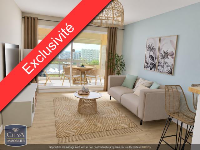 Appartement 2 pièces 44 m²